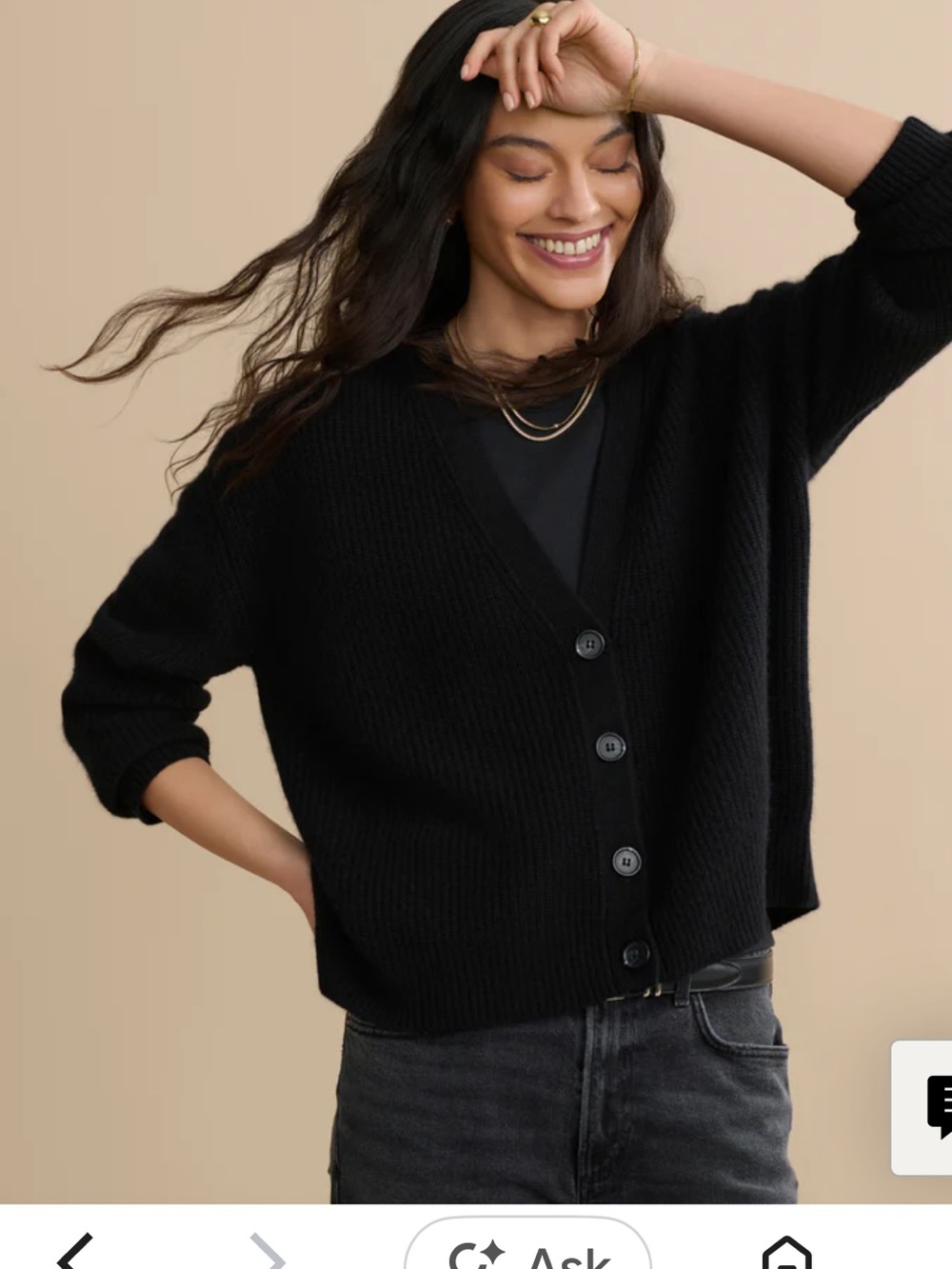 Naadam Cropped Gardigan